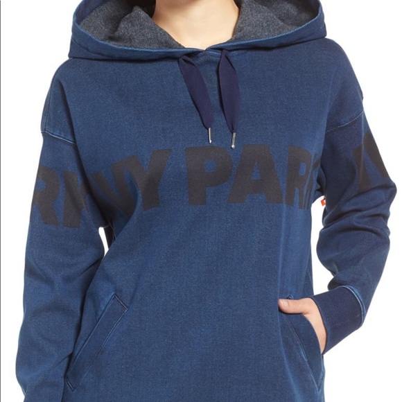 IVY PARK Jackets & Blazers - Ivy Park Denim Hoodie SZ Small (slight oversized)